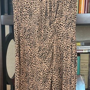 Amazon Essentials Women's Leopard Print Maxi Dress